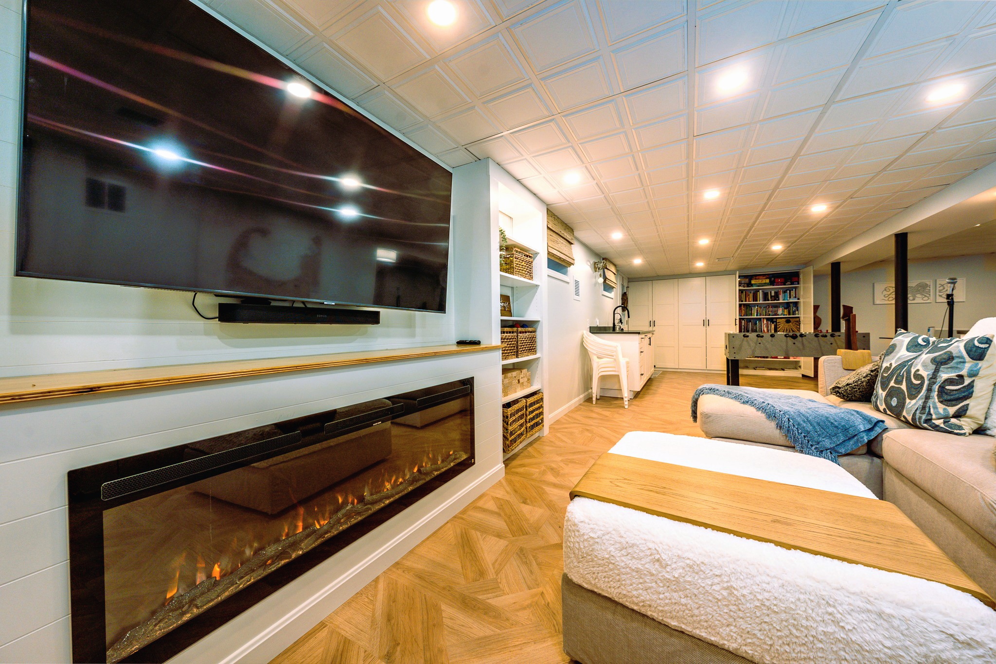 Lower-Level Movie Room