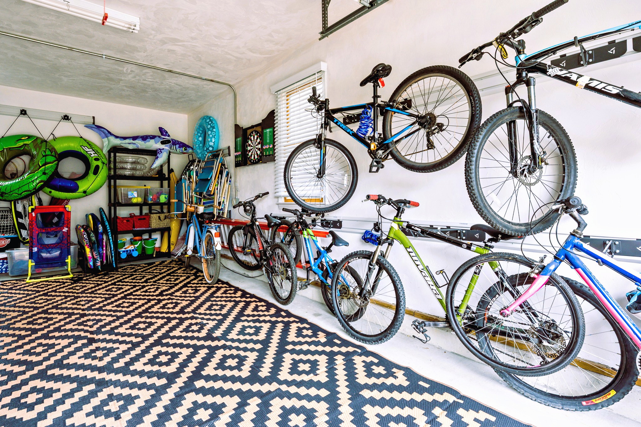 Bikes and beach gear