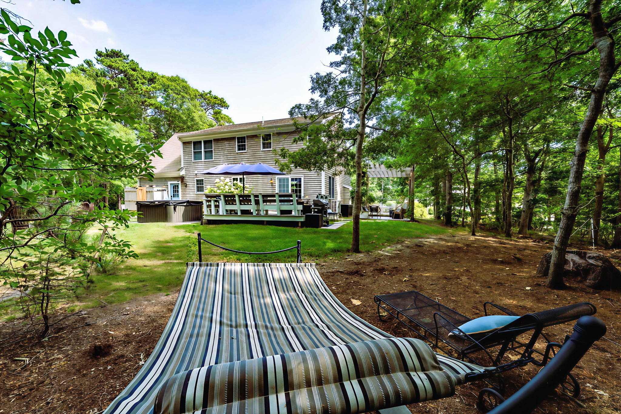 Private Yard — Lounging Space & Soccer Net